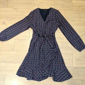 Banana Republic Print Wrap Dress
